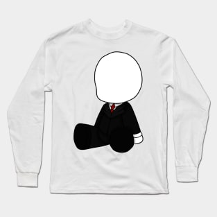 slenderman doll chibi Long Sleeve T-Shirt